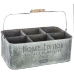 Porte - plantes mtal gris 23x36cm - atmosphera crateur d'intrieur