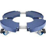 Porte plante a roulettes, support plante 40 - 58cm r�glable pour pot de fleur pied de parasol - plateau ...