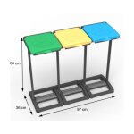 Porte - sac tris pour tri slectif - mongardi