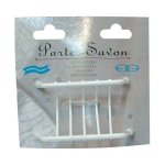 Porte savon grille fil plast. blc 72001 - godonnier