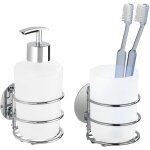 Distributeur de savon wenko turbo - loc chrome blanc 7, 5 cm accessoires salle de bain porte - brosse ... Distributeur de savon wenko turbo - loc chrome blanc 7, 5 cm accessoires salle de bain porte - brosse ...