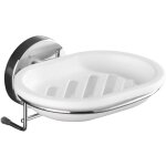 Porte savon mural sans percer milazzo, porte savon mural vacuum - loc fixation sans perage, repositionnable ...
