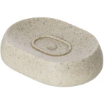 Porte savon puro, polyr�sine effet sable, 12, 5x3, 1x8, 9 cm, beige - wenko