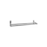 Porte - serviettes 2 barres fixes loft chrome brosse