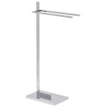 Beliani - porte serviettes design sur pied 2 barres en acier couleur argent chromé aspect chic pour salle ... Beliani - porte serviettes design sur pied 2 barres en acier couleur argent chromé aspect chic pour salle ...