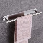 Porte serviettes mural 40 cm - acier inox sans rouille - serviette barre convient dans la salle de bain ...