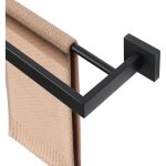 Porte serviette mural, 60 cm, en acier inoxydable 304, barre porte serviette cuisine pratique et durable, ...