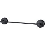 Porte serviettes ventouse noir pour salle de bain 42, 8 cm, 17'' support serviette mural inox ventouse ...