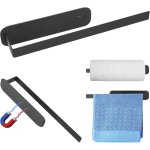 Porte sopalin mural, porte - rouleau de cuisine noir sans per�age, noir support sopalin pour cuisines ...