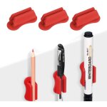 Porte - stylo mural adh�sif, porte - stylo de bureau, porte - stylo en silicone pour bloc - notes, porte ...