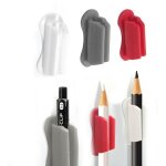Porte - stylo mural pour bureau, porte - stylo adh�sif, porte - stylo en silicone pour bloc - notes, ...