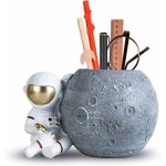Porte - stylo, support d'astronaute pour porte - crayon de bureau, organisateur de bureau en r�sine, ...