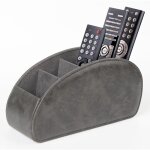 Porte - t�l�commande avec 5 poches, grand support pour tv, dvd, cl� 4k et t�l�commandes bluray, rangement ...