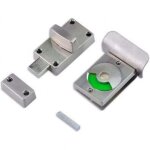 Porte de toilette avec indicateur rouge et indicateur de remplacement pour toilettes publiques