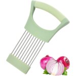Porte tranche oignons, coupe citron, inoxydable alimentaire tranche assistant avec housse de protection ...