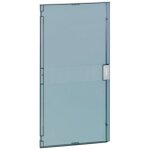 Porte transparente pour coffret vega largeur 18 modules hauteur 4 rang�es hager vz418t
