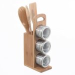 Porte - ustensiles + 3 ustensiles + 3 pots � �pices aimant�s