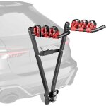 Wiltec - porte vélos d'attelage ? capacité 3 vélos, 45 kg ? en acier q235 ? pour boule d'attelage ? vélos ... Wiltec - porte vélos d'attelage ? capacité 3 vélos, 45 kg ? en acier q235 ? pour boule d'attelage ? vélos ...