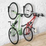 Porte - v�los garage fixation murale v�los 2 - pack syst�me de rangement vertical crochet v�lo pour int�rieur ...