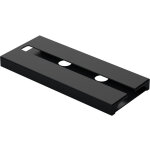 Porte - verres � vin pour 4 verres, � placer sous un meuble ou un comptoir, noir