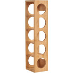 Porte - vin � cinq compartiments couleur bois simple et original peut �tre utilis� dans la cuisine la ...