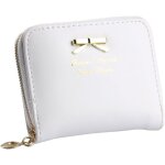 Portefeuille femme en cuir pu (blanc)