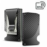 Portefeuille pour homme avec pince � billets en fibre de carbone et blocage rfid
