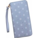 Portefeuille long en cuir pu avec plusieurs fentes pour cartes (gris) - fei yu