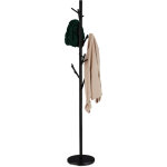 Relaxdays - portemanteau, mtal, 12 crochets, h x d : 176 x 30 cm, porte - vestes autonome, solide, forme ...