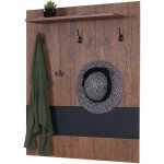 Mendler - portemanteau mural hwc - a27, 5 crochets, 100x80cm, aspect chne