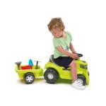 Ecoiffier - porteur tracteur remorque siege inclinable - accessoires de jardin - 12 - 36 mois