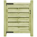 Vidaxl - portillon bois de pin impr�gn� 100x100 cm vert