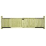 Vidaxl - portillons de jardin 2 pcs bois de pin impr�gn� 300x75 cm