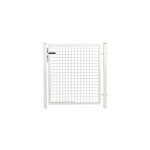 Portillon jardin grillagé blanc jardipremium - 1 mètre Portillon jardin grillagé blanc jardipremium - 1 mètre