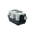 Portin pour chiens ib��ez deluxe i iata mesure 56x35x35x35 cm, avec abreuvoir et mangeoire.
