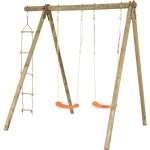 Portique bois 2, 30 m artix tiridou - 3 enfants