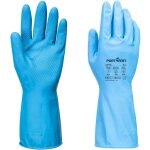 Lot de 12 paires de gants fd chimique b en nitrile bleu xl - taille 10