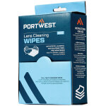 Lingettes nettoyantes pour lunettes - blanc portwest