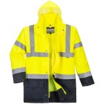 Portwest - parka 5 en 1 essentiel bicolore - taille 5xl - jaune / noir Portwest - parka 5 en 1 essentiel bicolore - taille 5xl - jaune / noir