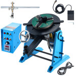 Positionneur de soudage rotatif 30 kg, table tournante de positionnement 0 - 90 � 1 - 12 tr / min 80 ...