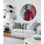 Komar - poster autocollant forme ronde marvel avengers nebula peinture - 125 cm