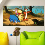 Poster g�ant winnie l'ourson aventure disney intisse 202x90 cm