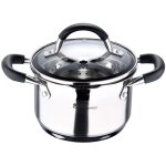 Pot 16x10cm 1, 8l inox avec couvercle foodies bgmp - 1504 - bk masterpro