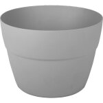 Eda - pot cavalier cancùn 8 l - pour balcons et rambardes - ø 29 x 20 - 6 cm - gris béton Eda - pot cavalier cancùn 8 l - pour balcons et rambardes - ø 29 x 20 - 6 cm - gris béton