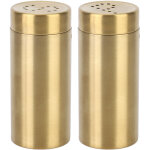 Pot � �pices en verre transparent avec cuill�re pour sel, poivre et assaisonnements de cuisine