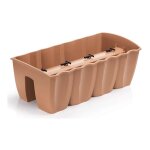 Pot de fleurs pour balustrade crown dcro600 terre cuite