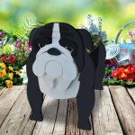 Pot de fleur de chien mignon, bac � plantes forme d'animal pvc, jardiniere exterieur grande taille, pot ...