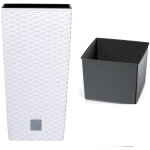 Pot de fleurs haut rato drts400 avec insert blanc
