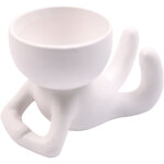 Pot de fleurs humano�de en c�ramique pour plantes succulentes, petit vase, artisanat, d�coration de bureau ...