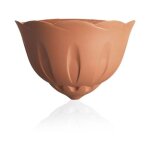 Pot de fleurs mural - gerla natura - 29 x 15 cm - terracotta - livraison gratuite